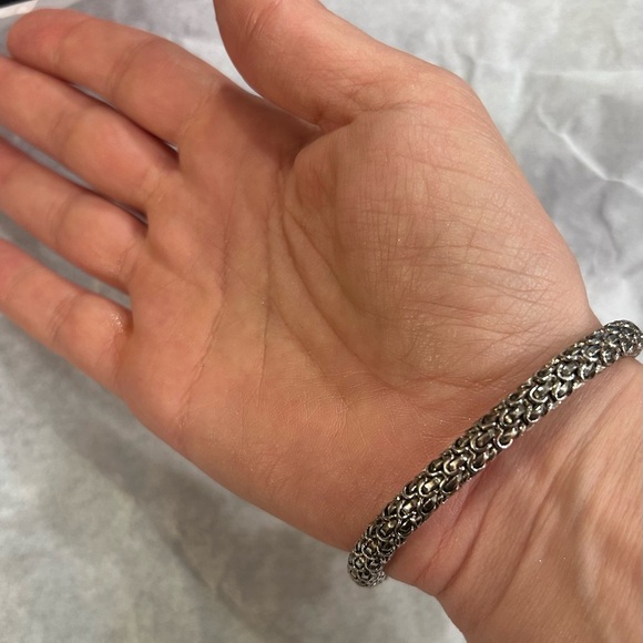 John Hardy dragon naga bracelet 18k gold & sterling silver authentic - Picture 6 of 11